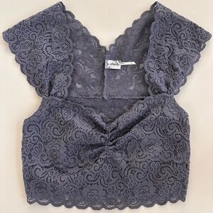 Free People Bralette Crop Top- Sized Medium